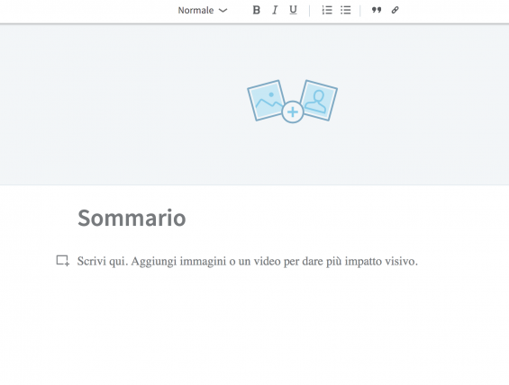 Linkedin Articolo bozza