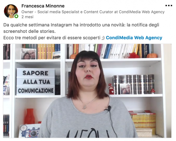 Linkedin Video Post