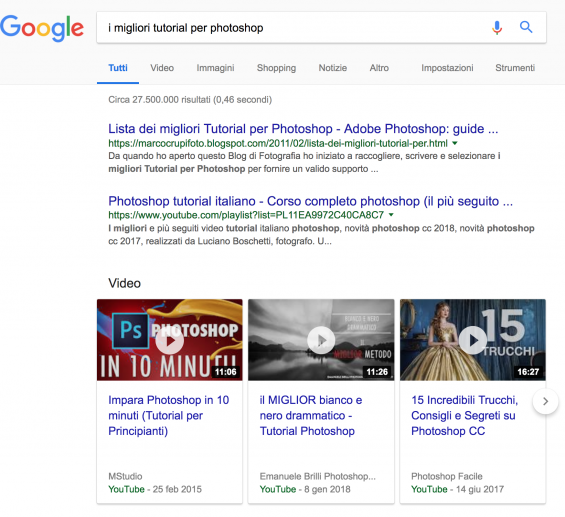 migliori tutorial photoshop